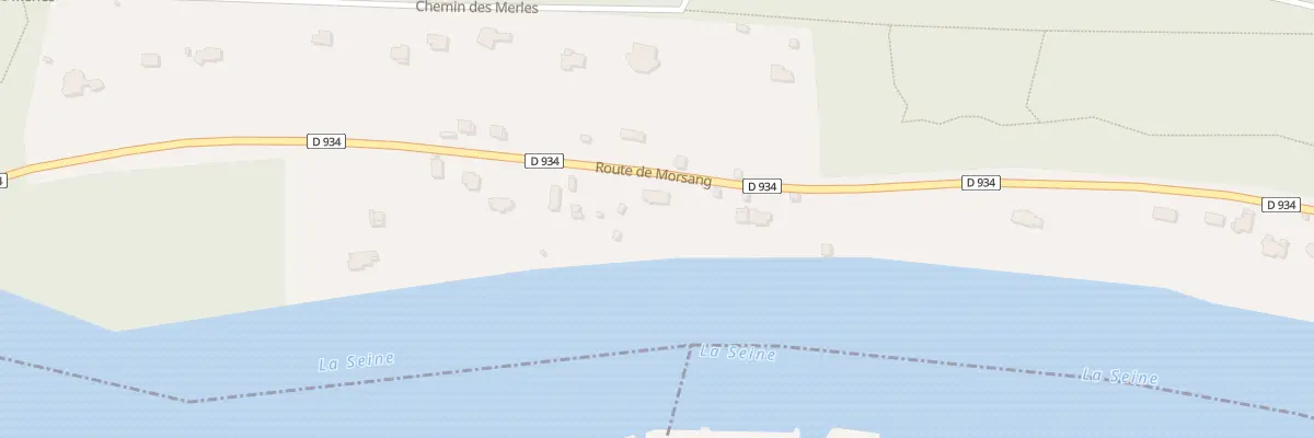 Plan du 122 Rte de Morsang à Nandy