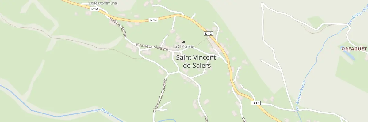 Plan du 5057 Le Bourg à Saint-Vincent-de-Salers