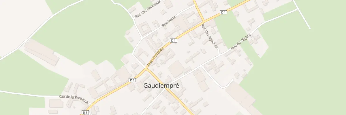 Plan du 34 Rue Principale à Gaudiempré