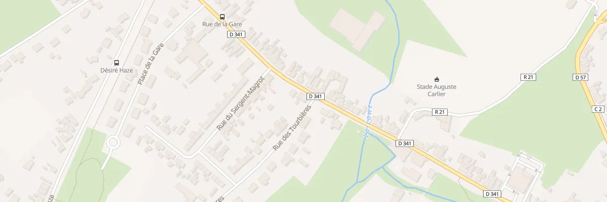 Plan du 411 Rue de la Gare à Houdain