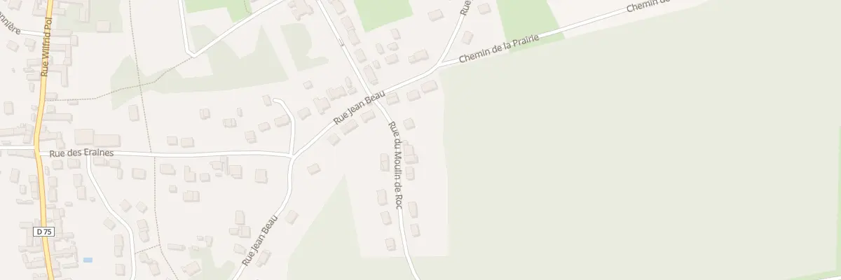 Plan du 55 Rue du Moulin de Roc à Cinqueux