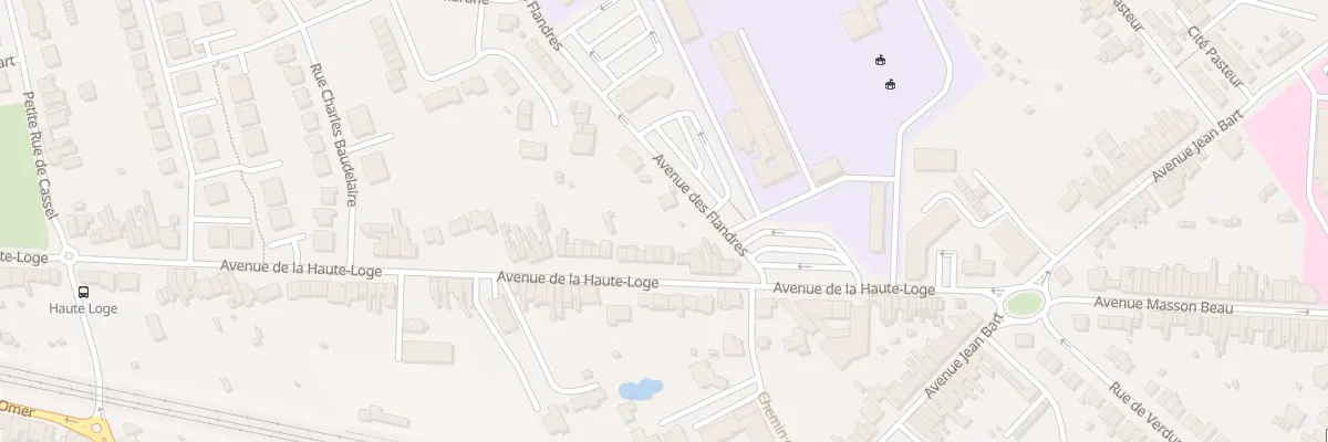 Plan du 22 Av de la Haute Loge à Hazebrouck