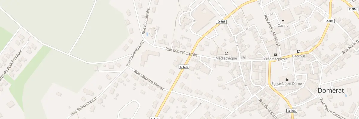Plan du 31 Rue Marcel Cachin à Domérat