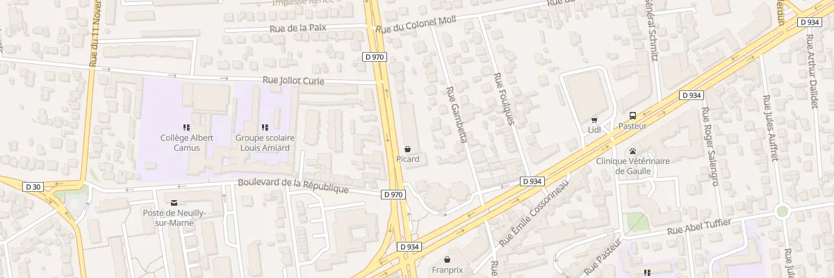 Plan du 30B Rue Paul et Camille Thomoux à Neuilly-sur-Marne