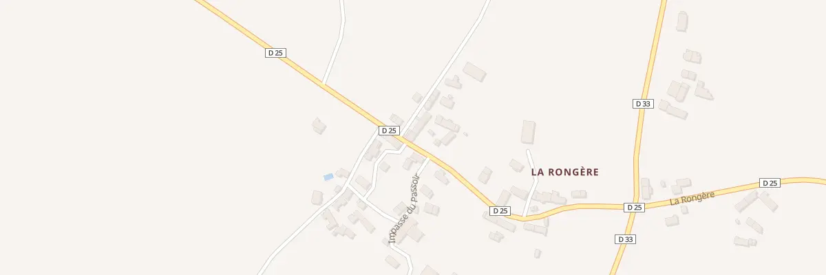Plan du 18 La Rongere à Parassy