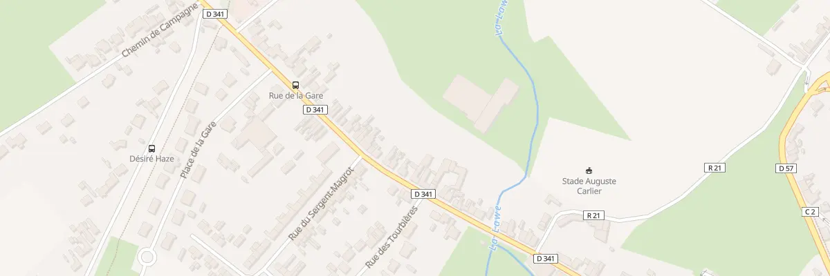 Plan du 442A Rue de la Gare à Houdain
