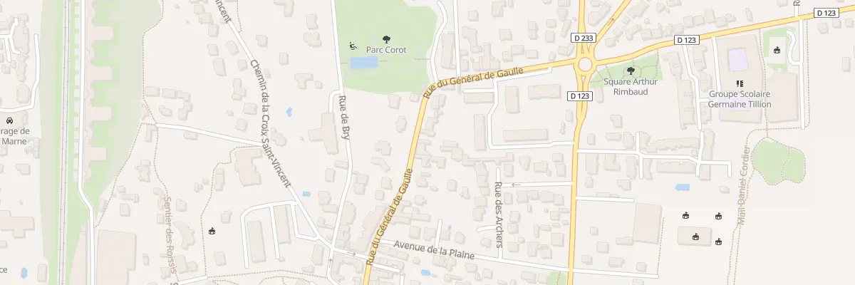 Plan du 5 Rue du Gal de Gaulle à Chennevières-sur-Marne
