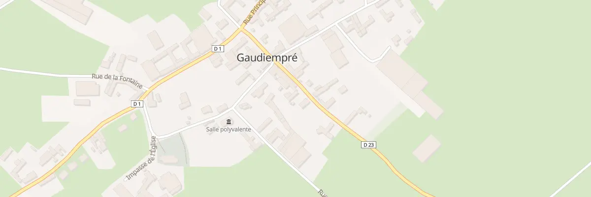 Plan du 6 Rue de Saint Amand à Gaudiempré
