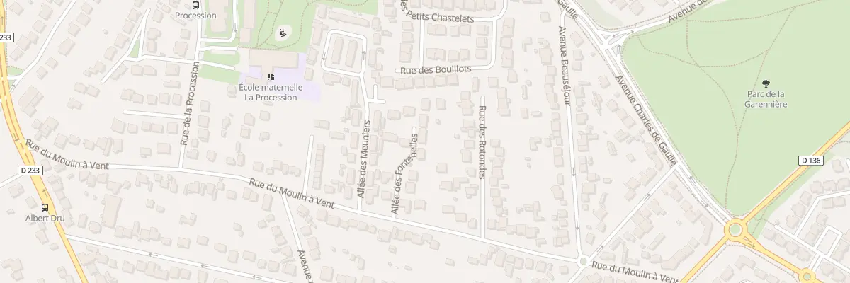 Plan du 5 All des Fontenelles à Sucy-en-Brie