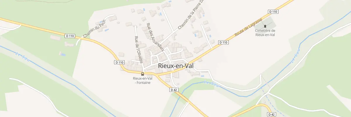 Plan du 1 Rue des Agapes à Rieux-en-Val