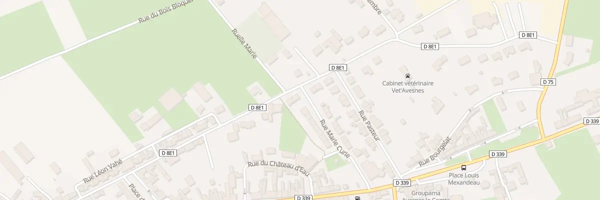 Plan du 73 Rue de la Poste à Avesnes-le-Comte