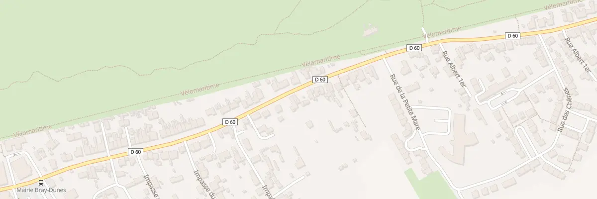 Plan du 92 Rue Auguste Coolen à Bray-Dunes
