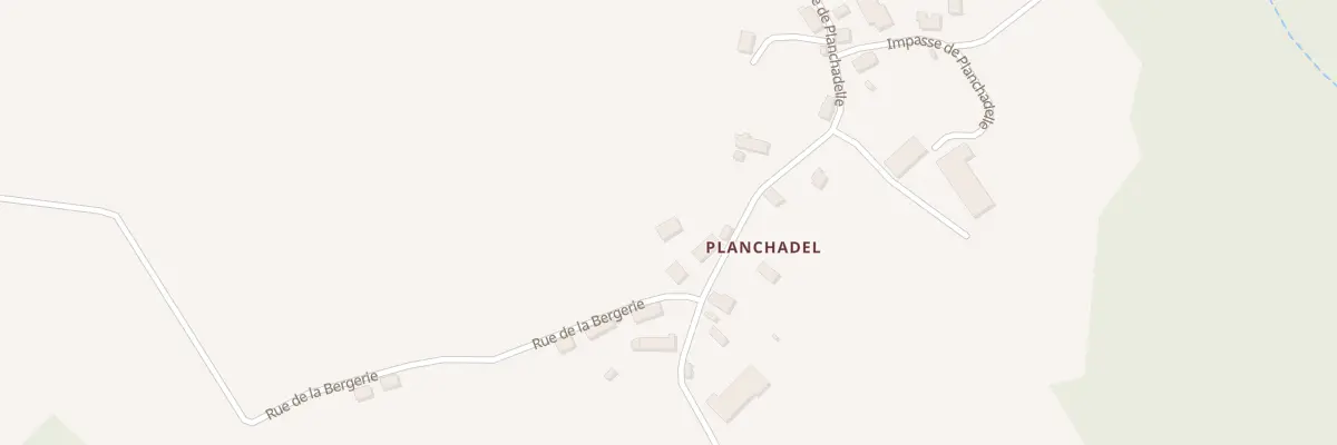 Plan du 5763 Planchadelle à Messeix