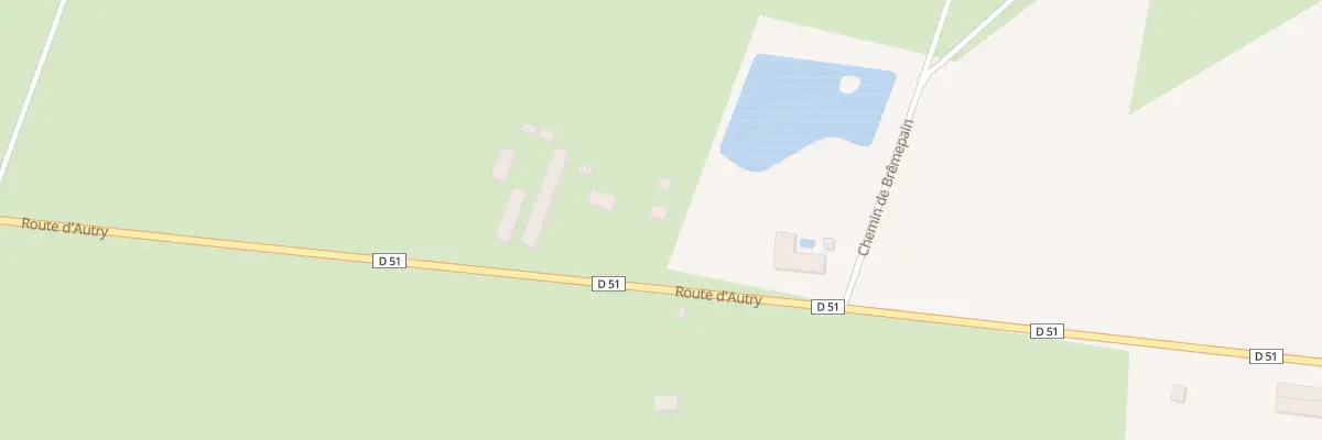 Plan du 2479 Rte d’Autry à Coullons