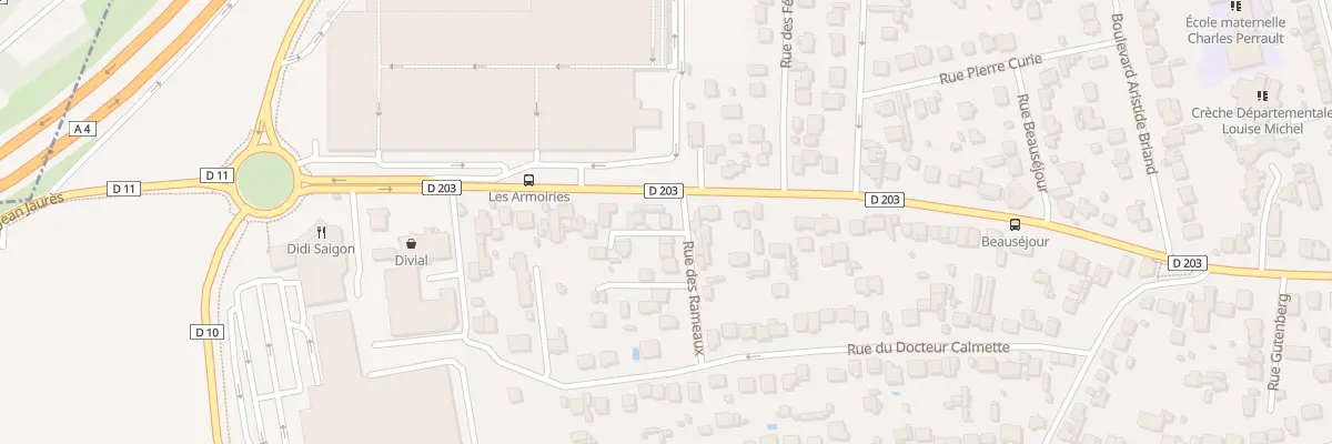 Plan du 6 Rue des Rameaux à Villiers-sur-Marne