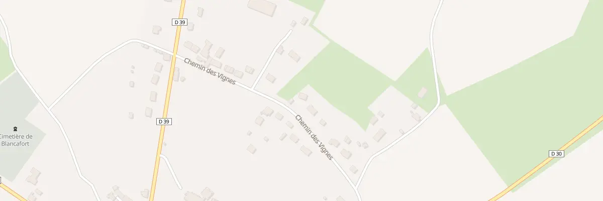 Plan du 12 Che des Vignes à Blancafort