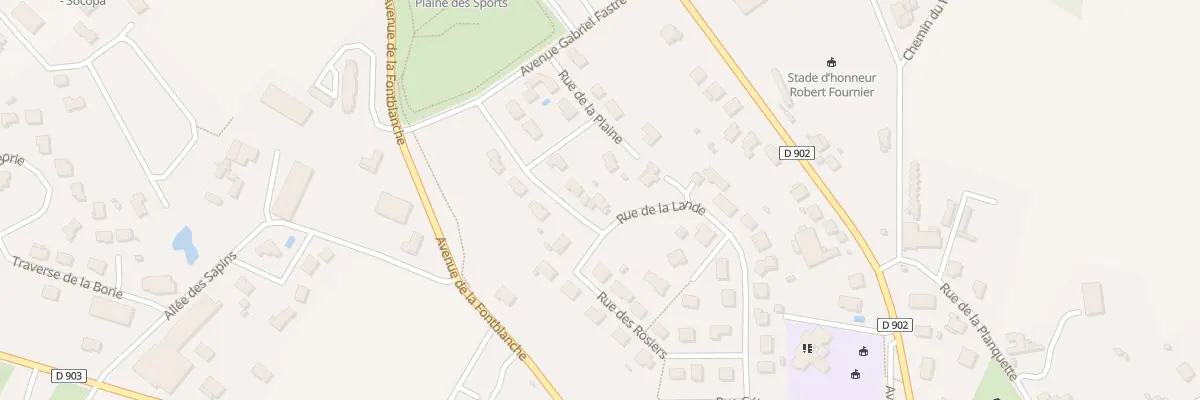 Plan du 22 Rue de la Lande à Réquista