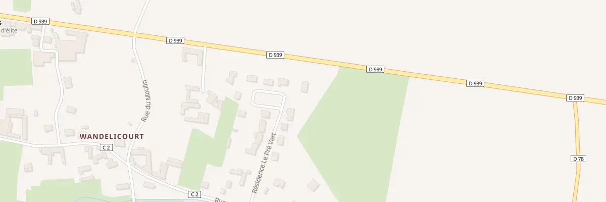 Plan du 6 Res du Pré Vert à Berles-Monchel