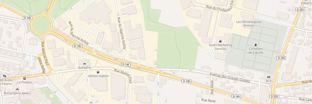 Plan du 129B Av de Coeuilly à Champigny-sur-Marne