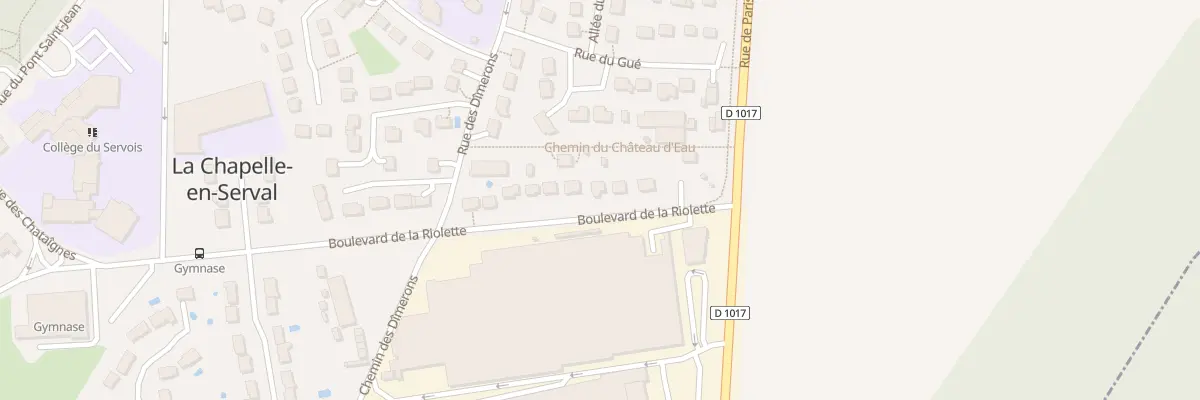 Plan du 83 Bd de la Riolette à La Chapelle-en-Serval