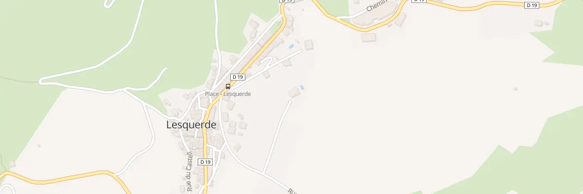 Plan du 7 Rue de la Chapelle à Lesquerde