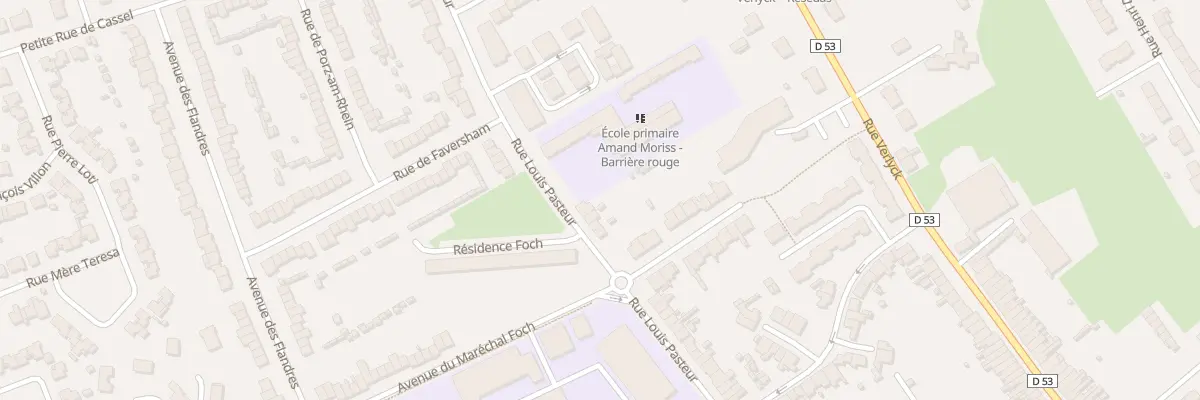 Plan du 70 Rue Louis Pasteur à Hazebrouck