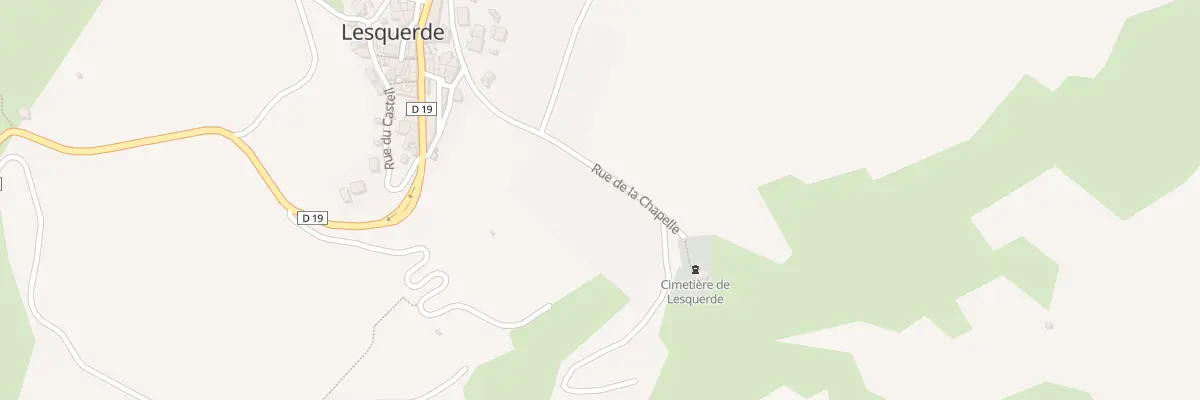 Plan du 15 Rue de la Chapelle à Lesquerde