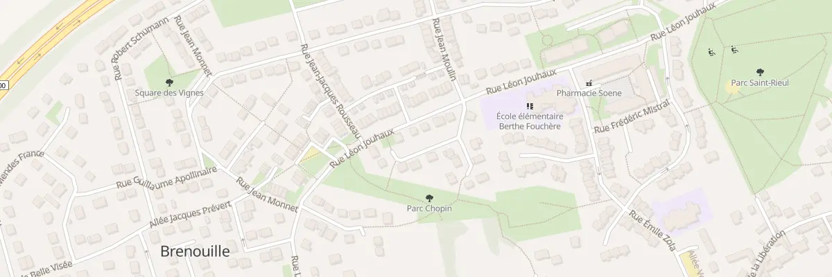 Plan du 7 Rue Léon Jouhaux à Brenouille