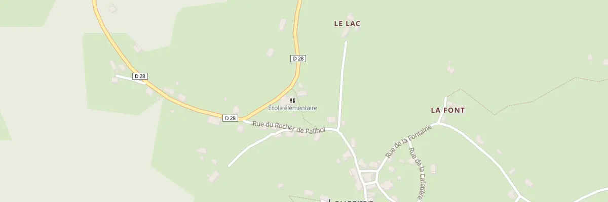 Plan du 5086 Le Bourg à Leucamp