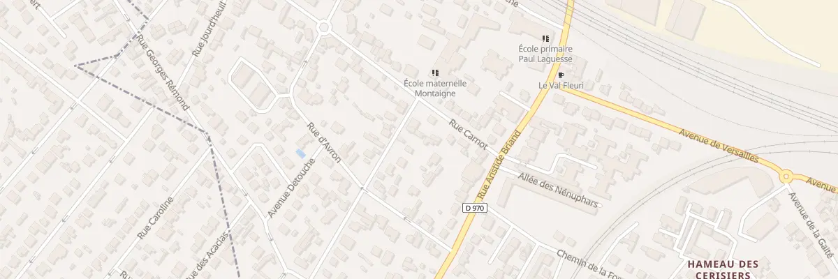 Plan du 3 Rue du Gal Gallieni à Gagny