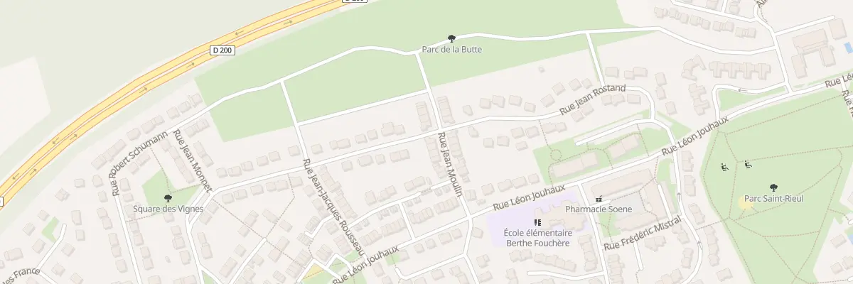 Plan du 19 Rue Jean Moulin à Brenouille
