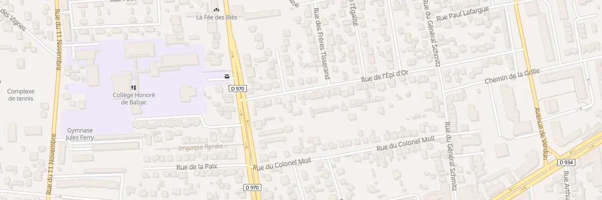 Plan du 18 Rue de l’Epi d’Or à Neuilly-sur-Marne