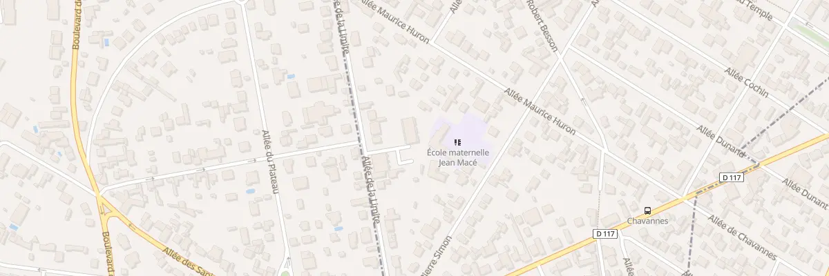 Plan du 32 All de la Limite à Clichy-sous-Bois