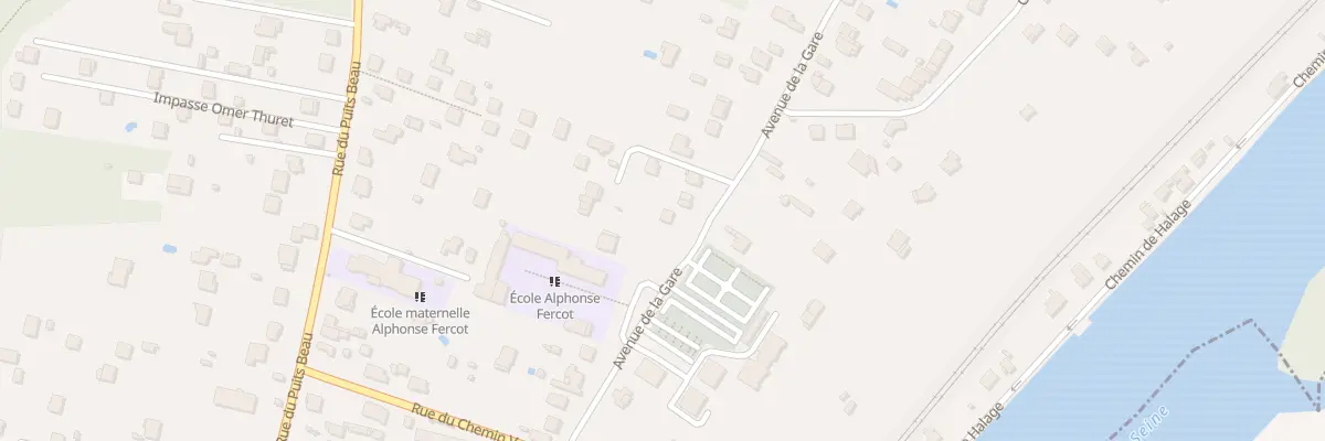 Plan du 573 Av de la Gare à Saint-Fargeau-Ponthierry