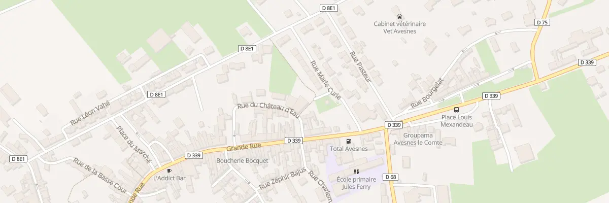 Plan du 14 Rue du Chateau d’Eau à Avesnes-le-Comte