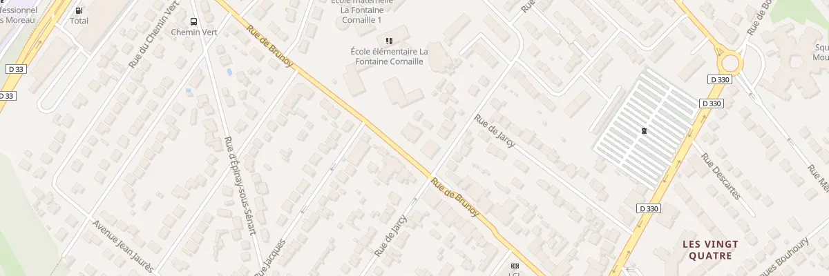 Plan du 34 Rue de Brunoy à Quincy-sous-Sénart