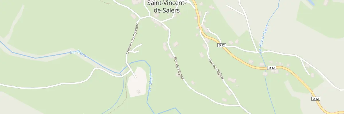 Plan du 5074 Le Bourg à Saint-Vincent-de-Salers