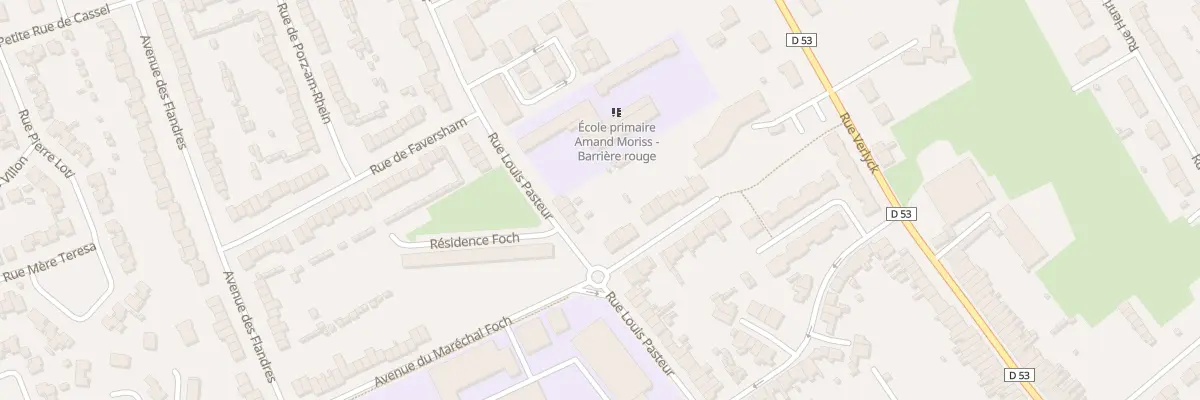 Plan du 66 Rue Louis Pasteur à Hazebrouck