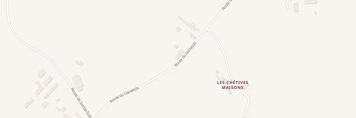 Plan du 8 Rte du Genetois à Soulangis