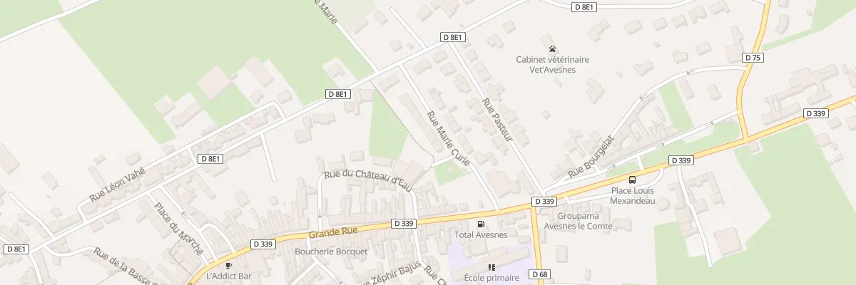Plan du 4 Rue Marie Curie à Avesnes-le-Comte