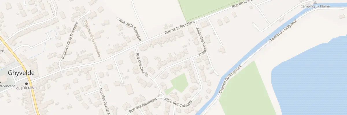 Plan du 8 All des Colverts à Ghyvelde