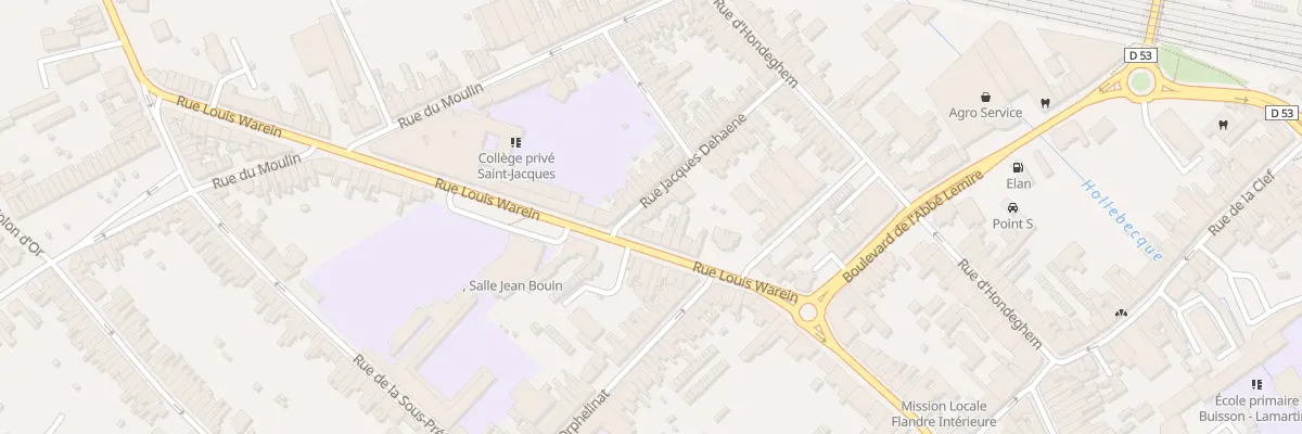 Plan du 31 Rue Jacques Dehaene à Hazebrouck