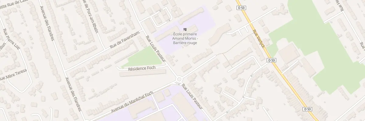 Plan du 62 Rue Louis Pasteur à Hazebrouck
