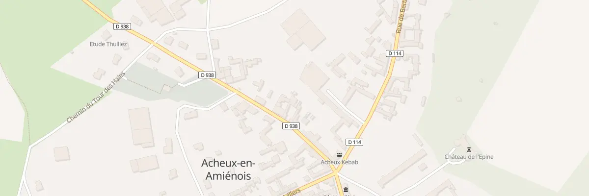 Plan du 8 Rue de Louvencourt à Acheux-en-Amiénois