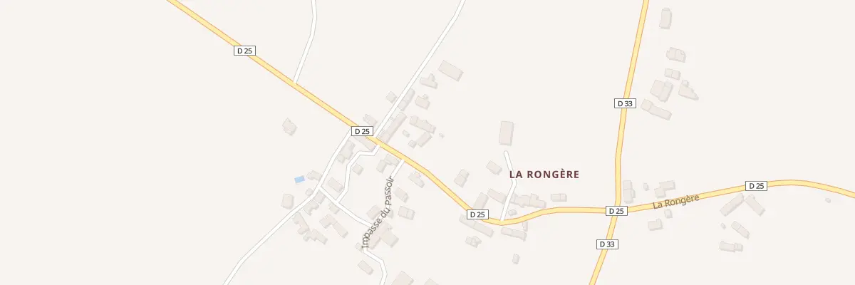 Plan du 16 La Rongere à Parassy