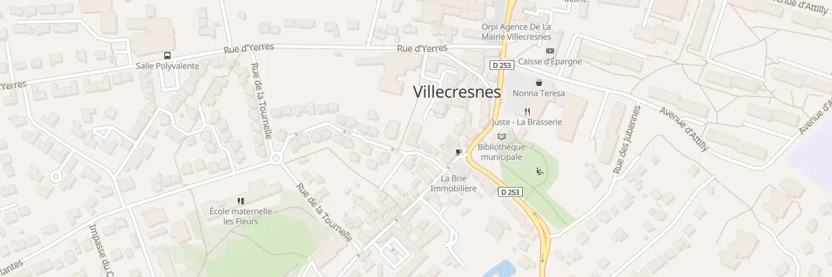 Plan du 28 Rue du Clos Saint Pierre à Villecresnes