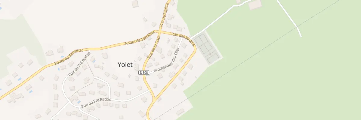 Plan du 3 Rue des Jardins à Yolet
