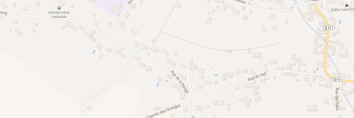 Plan du 25T Rue de la Range à Cély