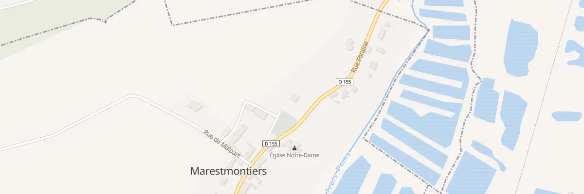 Plan du 6 Rue Foraine à Marestmontiers