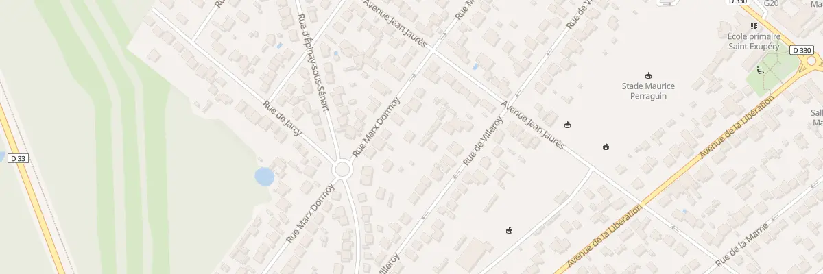 Plan du 43B Rue Marx Dormoy à Quincy-sous-Sénart